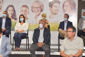 La presentación del Plan de Reactivación Económica y Social de Telde tuvo lugar este lunes en la ermita de San Pedro Mártir (Foto Francisco Javier Santana)